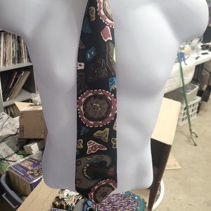 SCENARIO 100% SILK TIE NECKTIE ABSTRACT SHAPES